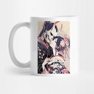 Geisha and skull 8006 Mug